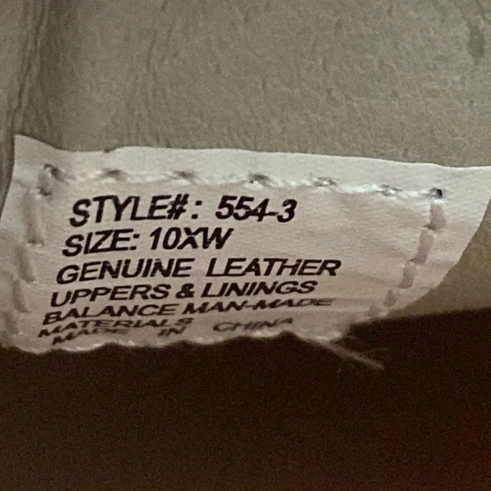 Men’s Shoes Size 10XW Genuine Leather